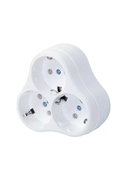 420880 Yonca -Golyat 3'lü Topraklı Fiş Priz