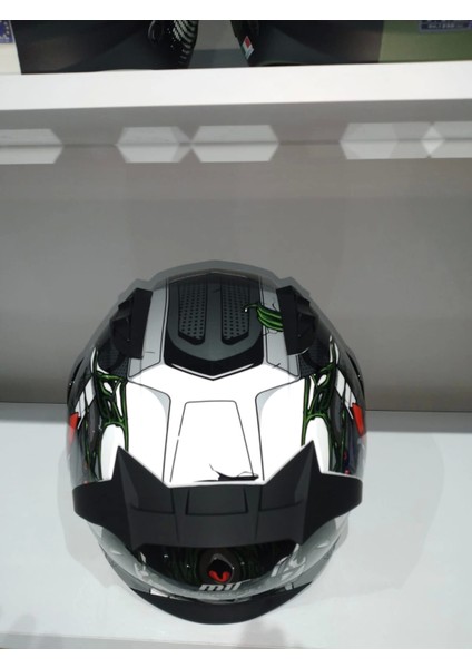 Kask Mts Pro 801 War Güneş Gözlüklü Mat Gri/kırmızı fırsatları