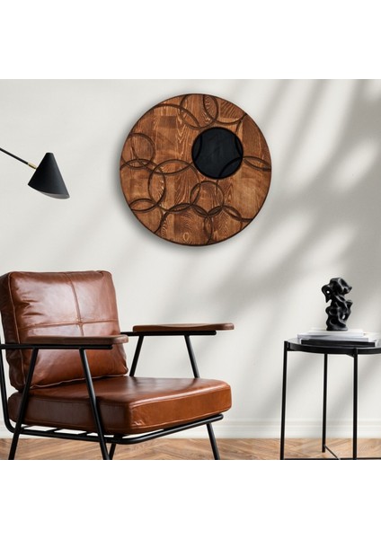 Solid Wooden Circles Art