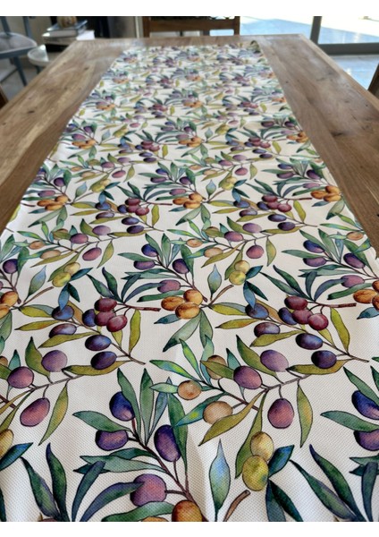 Renkli Zeytinler Dijital Baskı Runner Supla Takım fiyatları