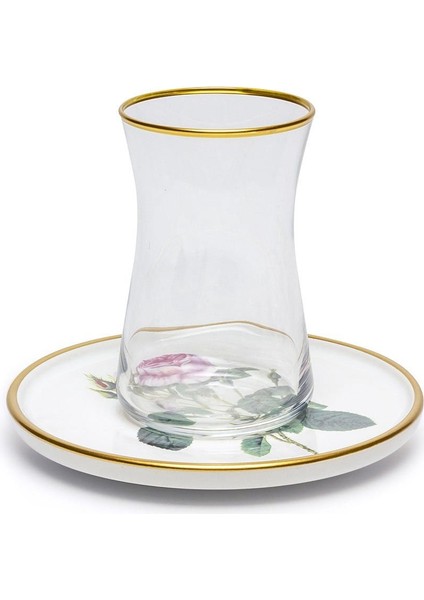 Leonartecasa Metaverse Y03 Dekorlu 6 Kişilik Çay Takımı