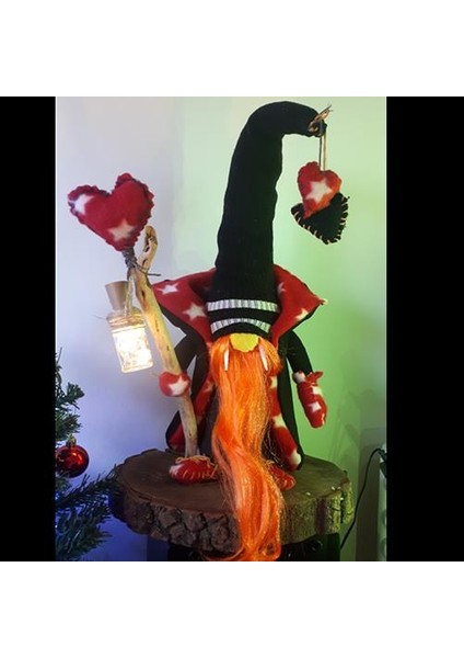 Ledli Aplik Dekoratif Şans Cücesi Biblo Hediye 60 cm fiyatları