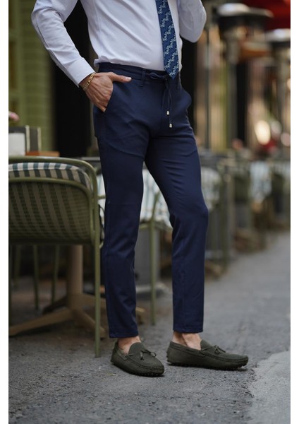 Porto Lacivert Jogger Pantolon