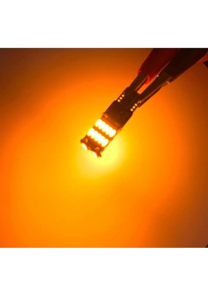 Metal Turuncu Park T10 26 LED Plaka Tavan Ampulü 2 Adet