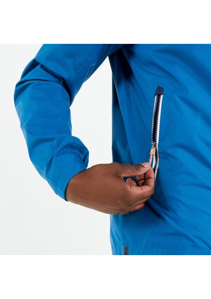 Tribord Erkek Yelkenli Yağmurluğu - Mavi/Mavi - Sailing 100