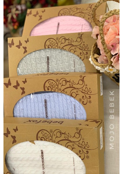 Triko Bebek Battaniyesi 120085 Pembe