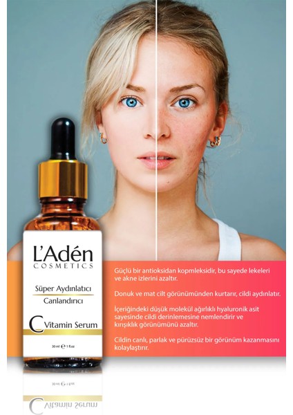 L'aden Cosmetics , Leke Karşıtı , Aydınlatıcı C Serum Cvs-945096