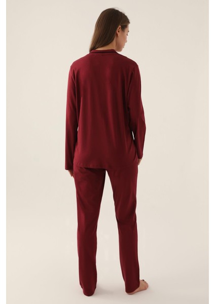 Kadın Pijama Takım, Düğmeli Pijama Takım, Kutulu Gönderim,