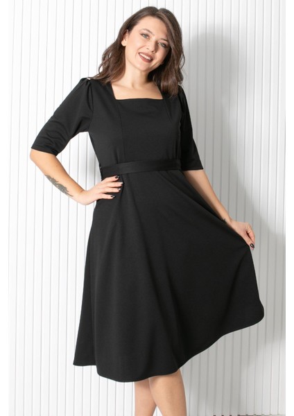 Kemer Detay Abiye Siyah FHM904 modelleri