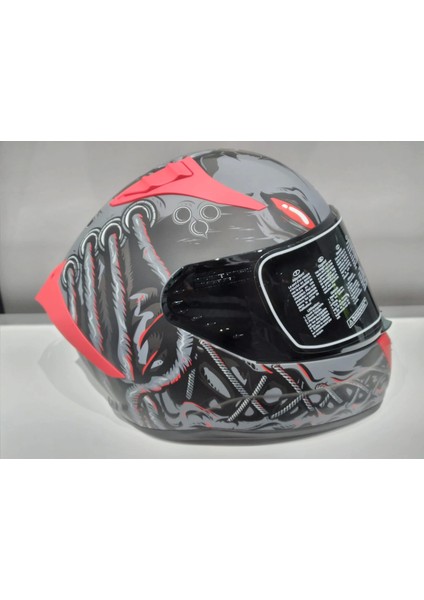 Kask Mts Pro 801 Dreaka Güneş Gözlüklü Antresit/kırmızı fiyatları