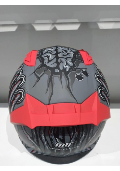 Kask Mts Pro 801 Dreaka Güneş Gözlüklü Antresit/kırmızı modelleri