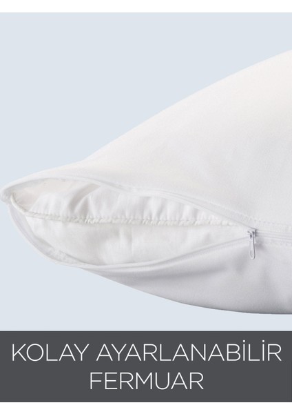 Pamuklu Yastık Iç Kılıfı 2 Adet 50X70CM Yastık Astarı 2'li Set IYK02