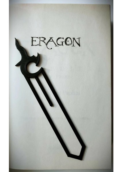 Ortaçağ Silahı Tasarımlı Kitap Ayracı