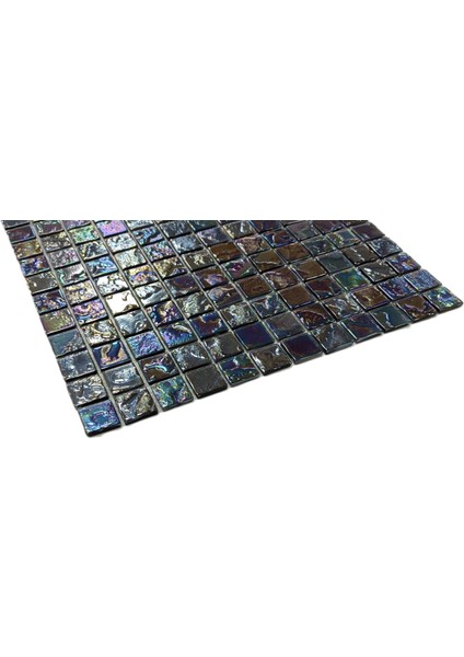 Havuz ve yaşam alanlarının tüm yüzeyleri için Kristal Cam Mozaik. Cam ölçüsü: 23x23x4 mm. File ölçüsü: 30x30 cm. ( 1 Koli = 1 m2 Fiyatıdır ) fiyatları