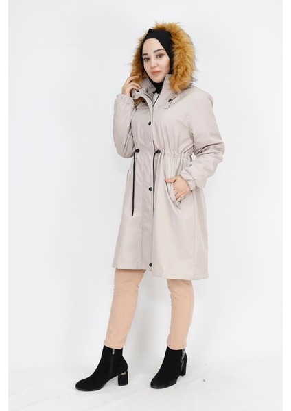 Bycoolest Butik 11011 Bondet Kumaş Büyük Beden Orta Boy Kaban fiyatları