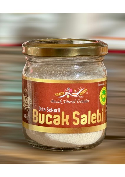 Bucak Yöresel Ürünler Bucak Salebi, 10 Fincanlık, Hakiki Bucak Salep+Şeker, 140 gr