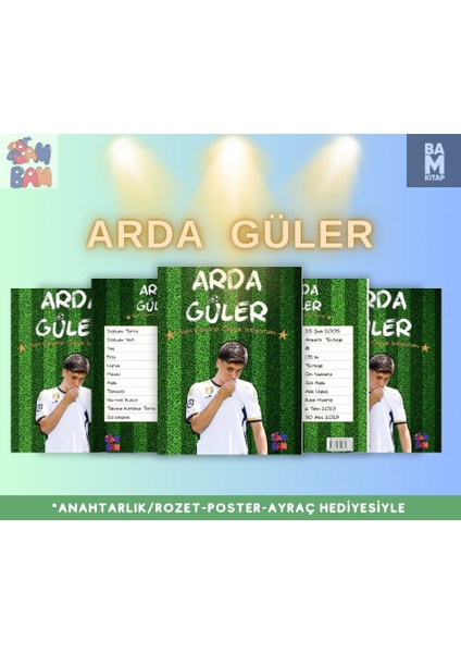 Arda Güler Kitap-Poster-Ayraç-Rozet-Etiket