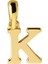 14 Ayar Altın K Harfi Kolye Ucu 0,42 gr 1