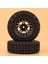 4 Adet 54MM 1.0 Beadlock Tekerlek Jantları Lastik Seti 1/24 Rc Paletli Araba Eksenel SCX24 90081 AXI00001 Yükseltme Parçaları, 4 (Yurt Dışından) 2