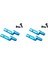 4 Adet Metal Akü Plakası Montaj Sabitleme Braketi Tt-02 TT02 1/10 Rc Araba Yükseltme Parçaları, 2 (Yurt Dışından) 1