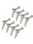 8 Adet 2mm Genişletilmiş Metal Cvd Evrensel Mafsal Mili Şanzıman K969 K979 K989 P929 1/28 Rc Araba Yükseltme Parçaları (Yurt Dışından) 1