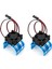 2x A959-B 144001 124019 Rc Araba Alüminyum Alaşımlı Motor Soğutucu Kapağı Soğutma Fanı ile 540 550 3650 Motor Için, 1 (Yurt Dışından) 1