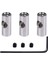 6 Adet Motor Aksı 3.17MM Ila 5mm Değişim Mili Adaptör Kolu Rc Model Araba Tekne Uçak 3650 550 540 Motor (Yurt Dışından) 1