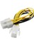 Pin Erkek - 8 Pin Cpu Güç Kaynağı Adaptörü Dönüştürücü Atx Kablosu (Yurt Dışından) 5