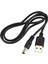 USB 5.5mm/2.1mm 5 V Dc Namlu Jak Besleme KABLOSU(SIYAH,75CM) (Yurt Dışından) 2