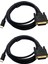 MacBook Pro Için 2x USB Tip C - DVI Kablosu 4K 30Hz (6ft/1,8m) (Yurt Dışından) 1
