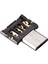 5 Adet Ultra Mini Type-C Usb-C - USB 2.0 Otg Adaptörü (Yurt Dışından) 4