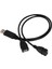 USB 2.0A Erkek Auf 2 Çift USB Dişi Jak Y Splitter Adaptör Kablosu (Yurt Dışından) 2