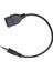 Usb-Buchse, Aux, 3,5-Mm-Klinkenstecker Fuer Audio-Ladekabel Schwarz (Yurt Dışından) 2