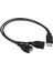 USB 2.0 A Erkek 2 Çift USB Dişi Jak Y Splitter Hub Adaptör Kablosu (Yurt Dışından) 4