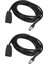 Siyah 10 Pin 3,5 mm Jack Araba USB Aux In Kablosu Bmw E39 E53 BM54 X5 (Yurt Dışından) 1