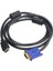 Pc Için 1.8m Mavi Hdtv HDMI - VGA HD15 Erkek Adaptör Kablosu Dönüştürücü (Yurt Dışından) 2