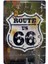 Route Us 66 Temalı 20X30 cm Metal Plaka Metal Tablo 2