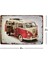 Volkswagen Minibüs Tema 20X30 cm Metal Plaka Metal Tablo 1