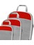 Sıkıştırma Paketleme Küpleri Genişletilebilir Kırmızı 3 Adet Seçenekleri Için Bagaj Paketleme Organizatörlerinde Taşıma (Yurt Dışından) 5