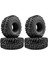 12 Adet 120MM 1.9 Kauçuk Kayalar Lastikler Tekerlek Lastikleri 1/10 Rc Kaya Paleti Eksenel SCX10 90046 AXI03007 Trx4 D90 (Yurt Dışından) 2