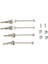 4x Metal Ön ve Arkadan Çekişli Motosiklet Mili Hbx 16889 16889A 16890 16890A SG1601 SG1602 1/16 Rc Araba Yükseltme Parçaları (Yurt Dışından) 2