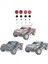 Slash 2WD 1/10 Yükseltme Parçaları Için Metal Altıgen Tekerlek Pimleri ve Flanşlı Kilit Somunları Seti 1654 3654,1'I Değiştirin (Yurt Dışından) 2