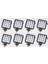 8 Adet Kare Çalışma Lambası Kalın Kasa (28MM) 8-110 Volt 6500K 1
