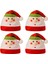 4 Paket Noel Şapka Karikatür Şapka Noel Kostüm Partisi ve Tatil Etkinliği Için Lüks Peluş Şapka (Karikatür Yaşlı Adam Şapkası) (Yurt Dışından) 1