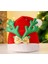 4 Paket Noel Şapka Karikatür Şapka Noel Kostüm Partisi ve Tatil Etkinliği Için Lüks Peluş Şapka (Yeşil Flanel Şapka) (Yurt Dışından) 3