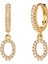 Avekı 18K Zarif Altın Kaplama Açacağı Kübik Zirkon Harf Charm Huggie Hoop Küpeler Harfleri Az 26 Harf Charm Küpeler Kişiselleştirilmiş Minik Dangle Minimalist Ilk Takı Sembolik Hediye (Yurt Dışından) 1