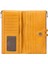 Credit Card Holder Wallet Rfıd Blocking Slim Card Holder Leather Zipper Card Holder For Women (Yellow) (Yurt Dışından) 1