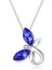 Romantik Sevgililer Yeni Yıl Hediyesi Mücevher Kolye, Kadınlar Için Kristal Kolye Kolye Takı Kadınlar Için Birthstone Kolye, Kelebek (Yurt Dışından) 1