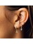 Avekı 18K Zarif Altın Kaplama Açacağı Kübik Zirkon Harf Charm Huggie Hoop Küpeler Harfleri Az 26 Harf Charm Küpeler Kişiselleştirilmiş Minik Dangle Minimalist Ilk Takı Sembolik Hediye (Yurt Dışından) 4
