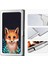 Design Sliver Business Card Holder, Metal Stainless Steel Name Wallet Credit Case For Men &amp; Women-Wolf (Fox Baby) (Yurt Dışından) 3